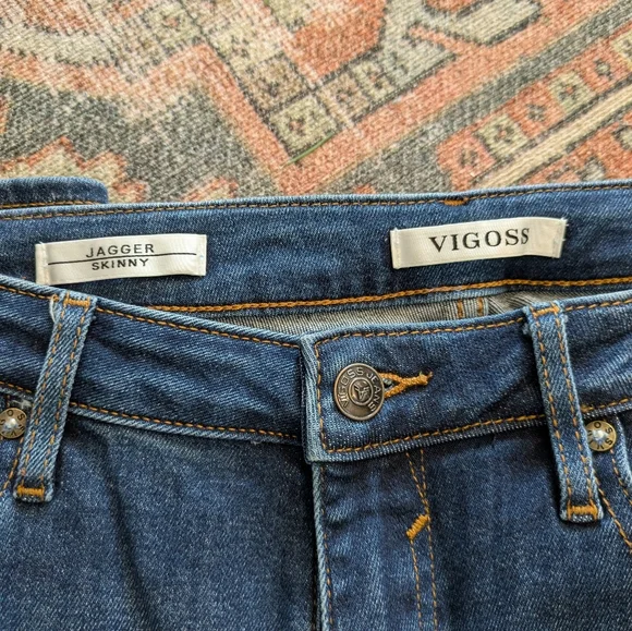 Vigoss Blue Skinny Jeans Size 30 - Picture 4 of 6
